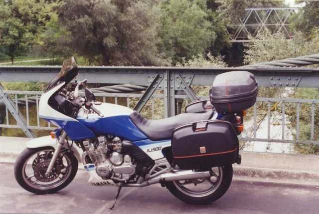 xj900 bij de brug 2